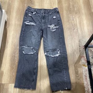 American Eagle Highest Rise 90s Boyfriend Jean in Black